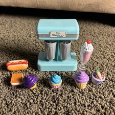 Our Generation Milkshake Machine Ice Cream Cupcake Candy Hotdog Snack Food Lot