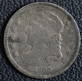 1835 Capped Bust Dime F