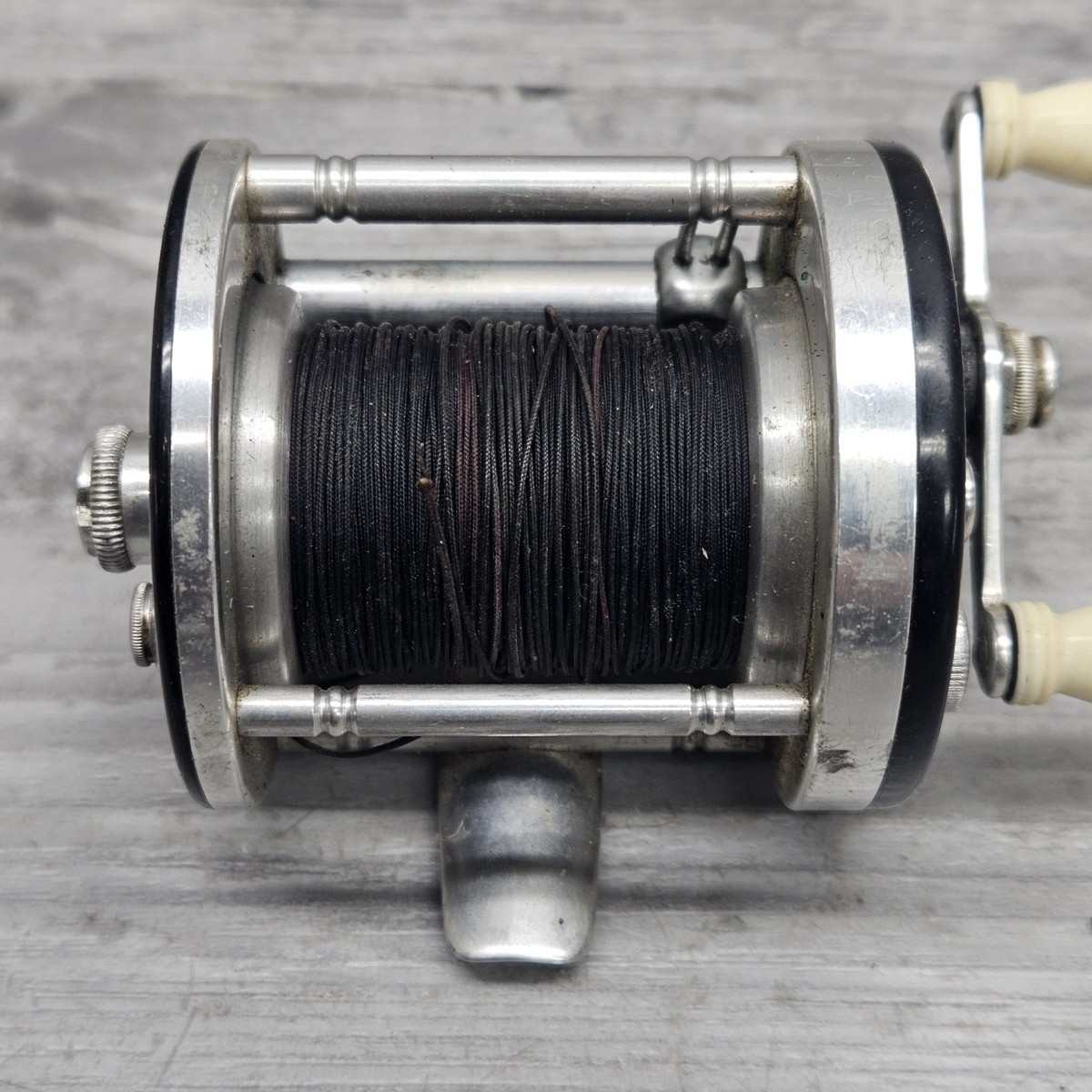 Vintage Bronson J.A. Coxe Coronet 25 Fishing Reel w/ Leather Case