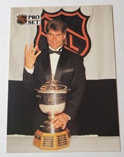 Vintage Boston Bruins Hockey Card Ray Bourque James Norris Trophy NHL 1991