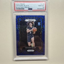 PSA 10 Anthony Black 2023 Prizm Fast Break Blue /150 Color Match #170 RC Rookie