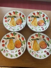 Mimosa Tabletops Unlimited Hand Painted 10 In Bowls Set Of 4