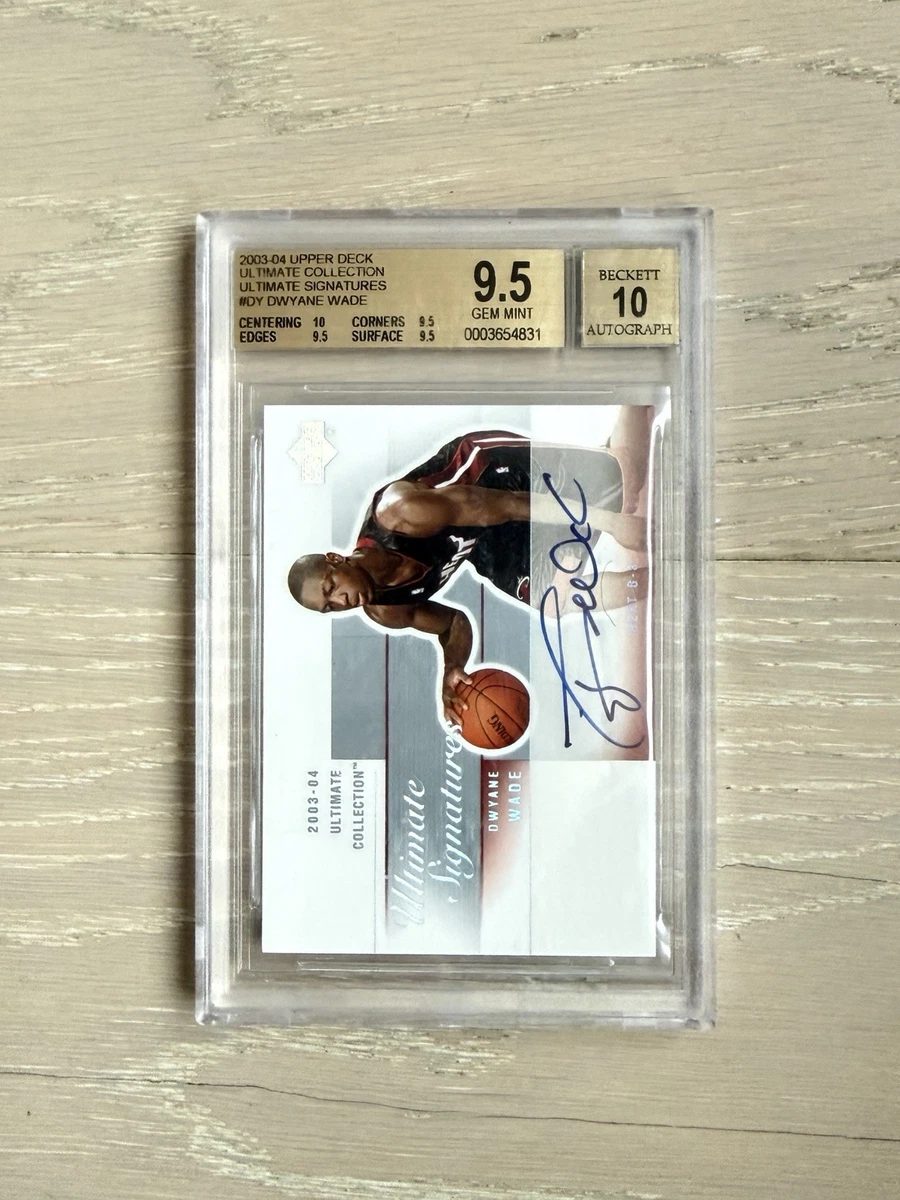 Dwyane Wade 10 Graded Basketball Autographed Sports Trading Cards