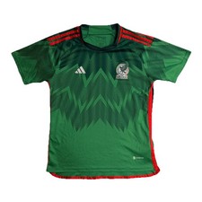 Adidas Official Mexico National Team 2022 Home Jersey Soccer World Cup Small
