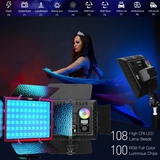 LED Light Full-Color RGB 3200K-5600K Studio Photography Lighting Remote Control