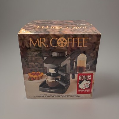 New Mr Coffee 4 Cup Expresso/Cappuccino Maker ECM91 W/Frothing Pitcher 1997 VTG