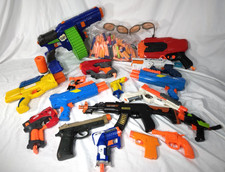Huge Lot of NERF, BuzzBee, Foam Dart Air Toy Guns Tested
