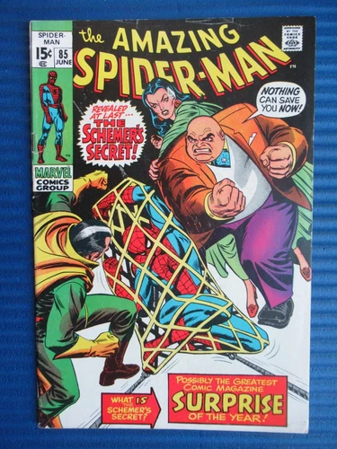 AMAZING SPIDER-MAN # 85 - (FN+) -SCHEMER REVEALED AS KINGPIN'S SON-VANESSA FINK