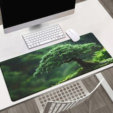 1pc XXL Bonsai Tree Desk Mat Gaming Mouse Pad - Diatomite Base, Non-Slip C