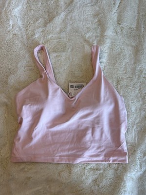 NWT Lululemon Align Cropped Tank Top Strawberry Milkshake Size 12