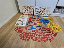 Fischertechnik Junior Konvolut Vintage 70er/80er - viele Teile+Anleitung