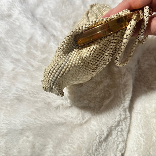 Vintage 1940s Whiting & Davis Metal Mesh Purse Evening Handbag Wedding Formal - Picture 6 of 10