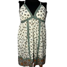 Paisley Print Strappy Sleeveless Casual Sun Dress Boho Summer Beach Holiday