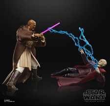 NYCC 2025 Star Wars Black Series Mace Windu & Darth Sidious Exclusive Rdy 2 Ship