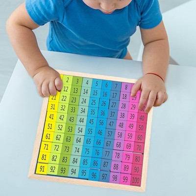 Kinder Mathe Zählen 1-100 Zahlen Lehrgerät Mathe Spiele für Anfänger