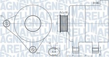 MAGNETI MARELLI Lichtmaschine Generator Lima 063731986010 14V für VW ARTEON 3H8