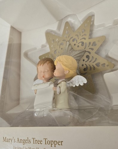 Hallmark 2006 Mary’s ANGELS Weihnachtsbaumspitze Stille Nacht Stern Neu in Box - Bild 4 von 7