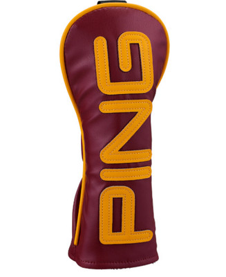 Ping Golf Japan HC-U2508 Color Code Headcover Hybrid Maroon Neu