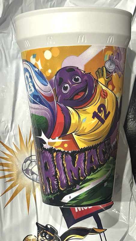 2026 McDONALD'S/FIFA WORLD CUP MEAL GRIMACE CUP BRAND NEW