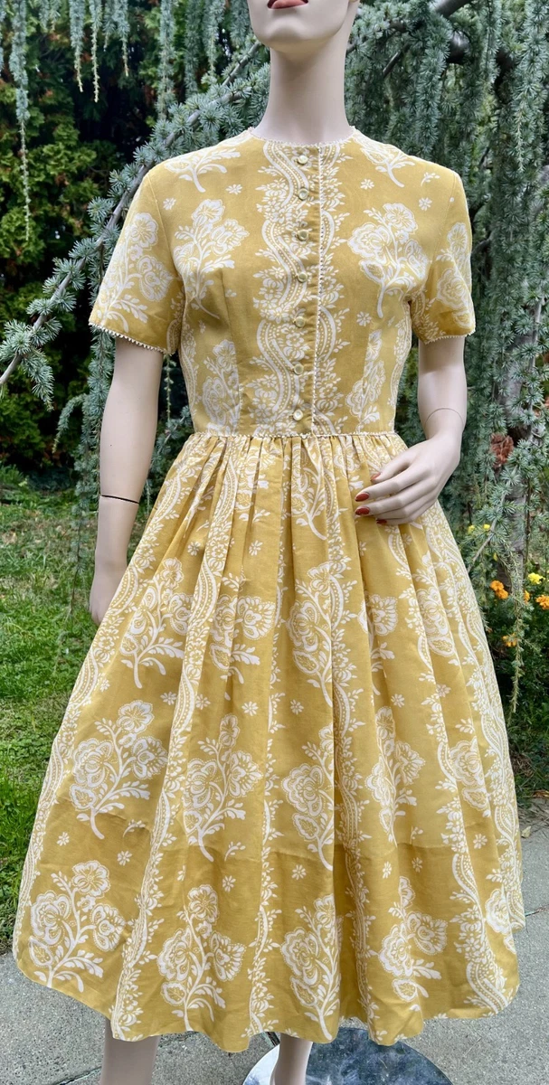 Rockabilly Yellow Vintage Dresses for Women for sale | eBay Rockabilly Yellow Vintage Dresses for Women for sale | eBay
