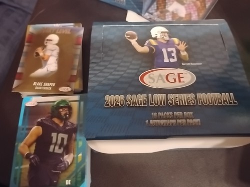 2026 SAGE Low Series Football Pick Complete Your Set Basic & Gold Parallel 🔥🏈