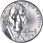 2012 P Jefferson Nickel BU from OBW Bank Roll