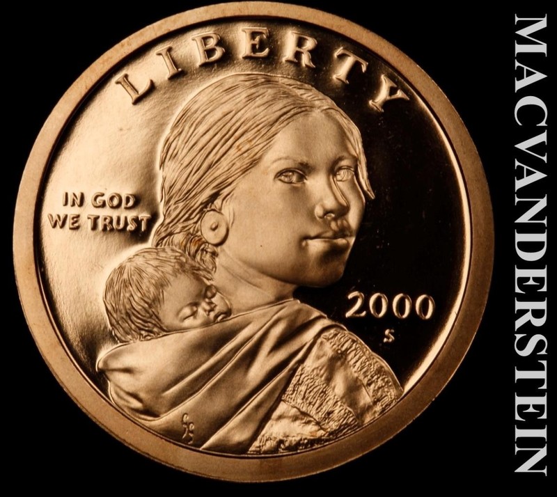 2000-S Sacagawea Dollar - Choice Gem Proof  Lustrous  #L5172