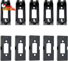 10Pcs Black Battery Holder Case Box Clip for CR123 CR123A Lithium Battery