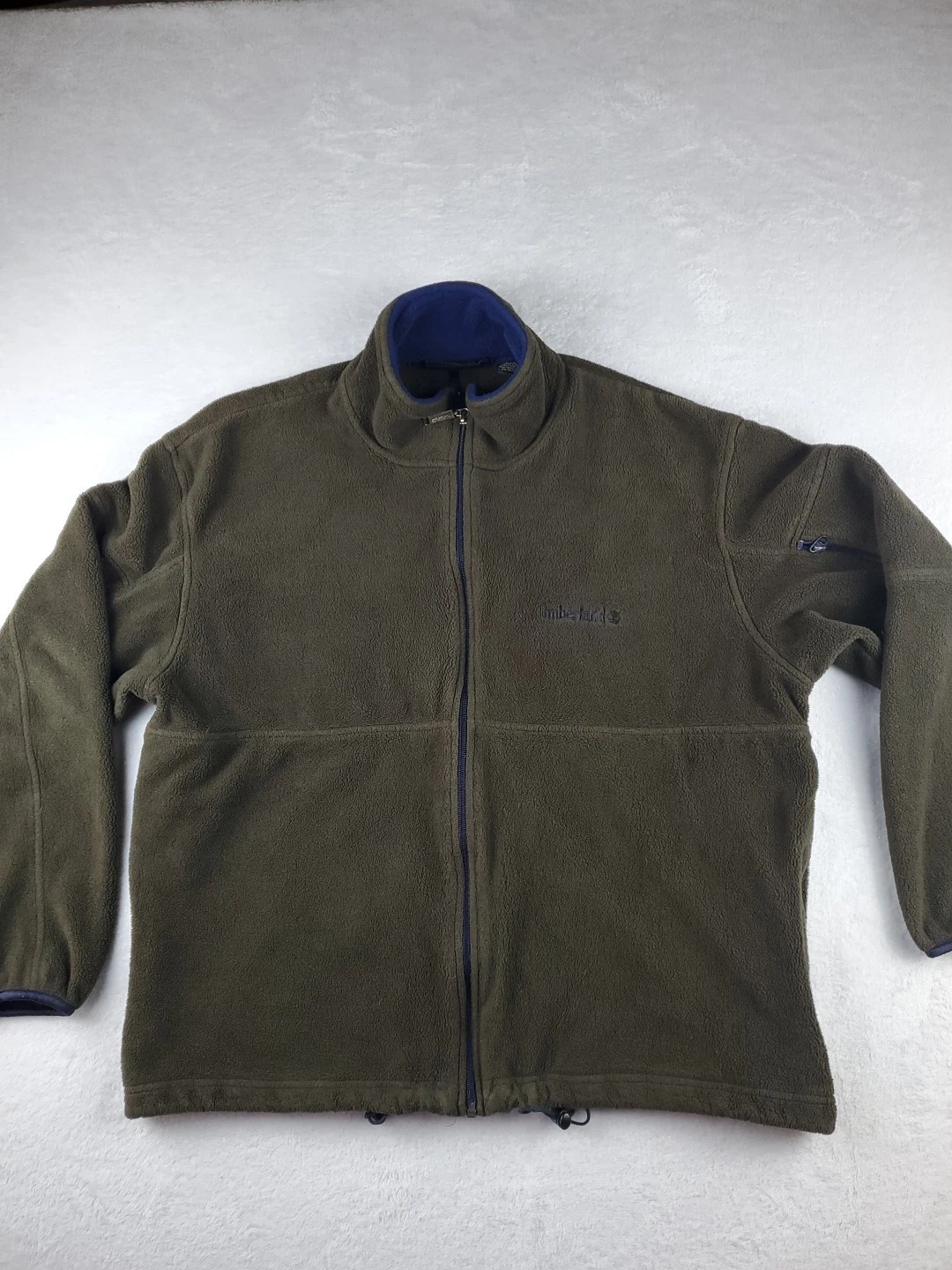 Timberland Full Zip Fleece Jacket Men’s Size Large Green