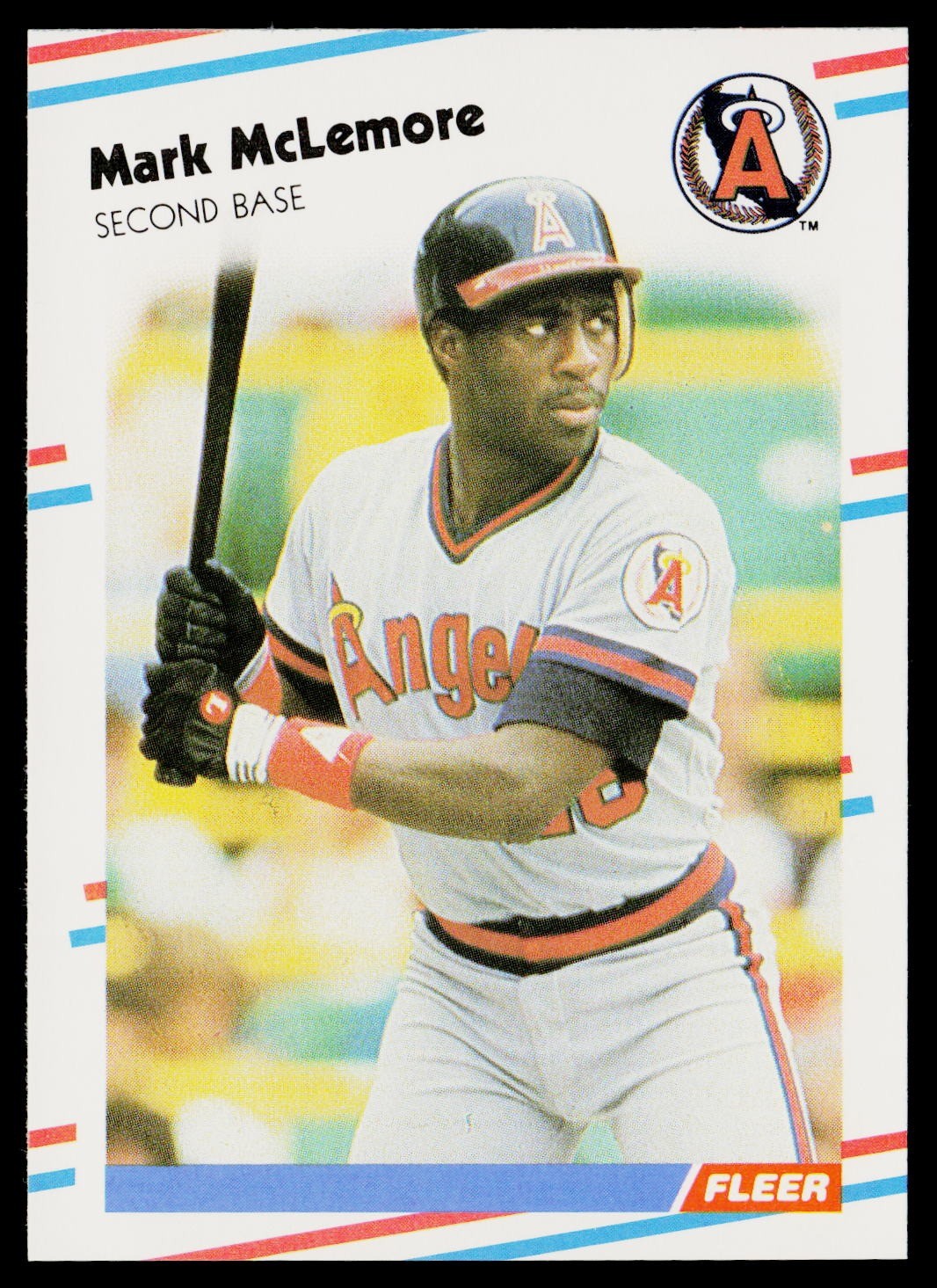 1988 Fleer #497 Mark McLemore