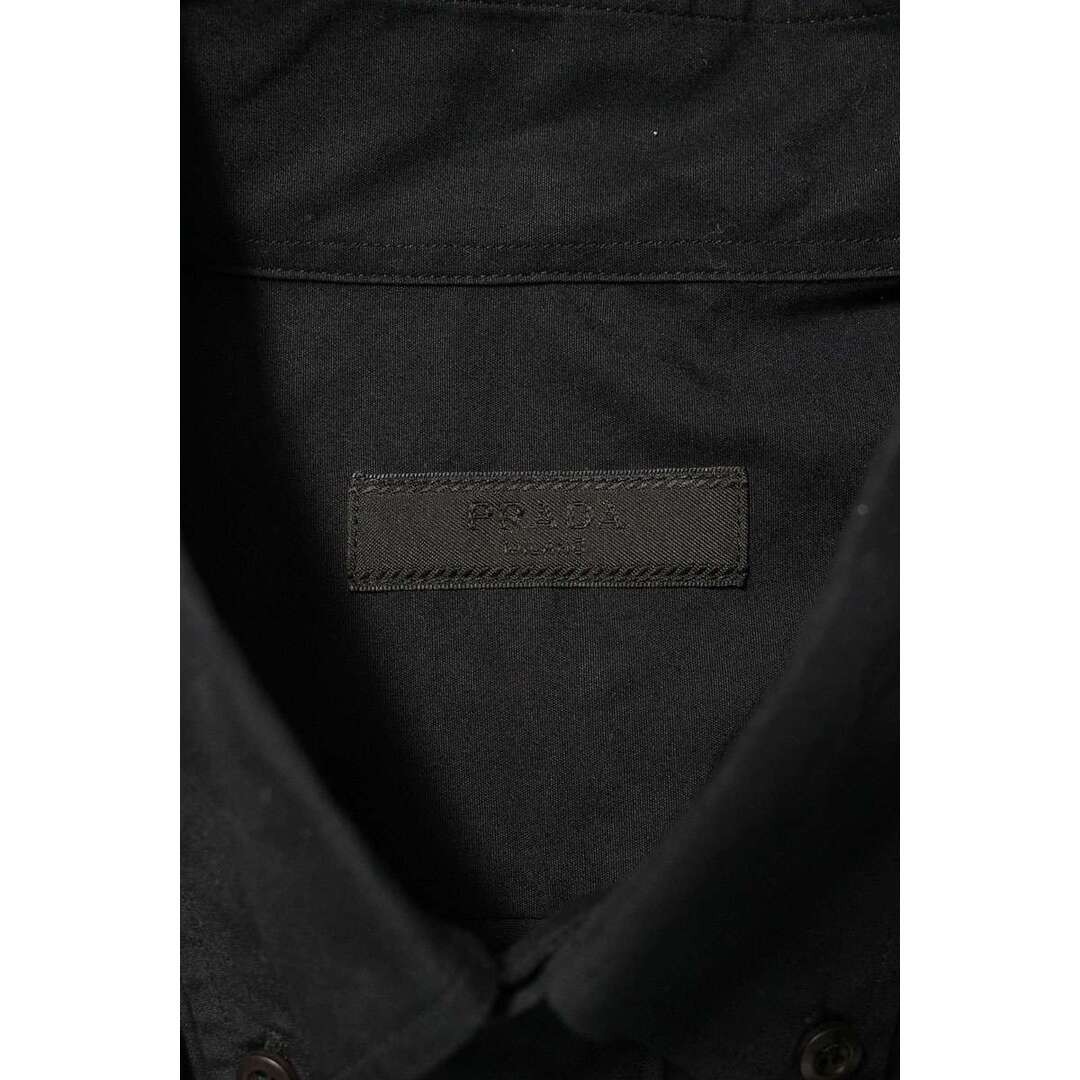 PRADA UCN287 Triangular Patch Cotton Long-sleeve … - image 4