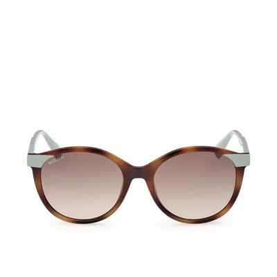 MAX & CO MO0084 56F Round Tortoise/Green Sunglasses Plastic Frame 55-18-140