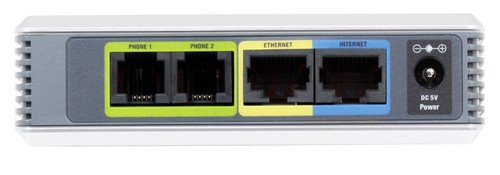 Linksys Cisco SPA2102 VoIP G.729 G.711 Telefonadapter mit 2 Analog FXS Fax T.38 - 第 1/5 張圖片