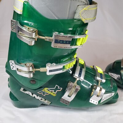スキー靴ラング スーパーバンシー 　グリーン Lange Banshee XR Aqua Green Ski Boots 305 MM Mens Size 8 | eBay