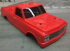 1972 Chevy C10 Custom Painted RC Body 1/10 WB 9.1"/232mm (Stampede,Granite)