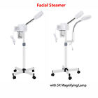 Salon Spa Facial Steamer Rolling Base Beauty Equipment Skin Care Uv Hot Ozone