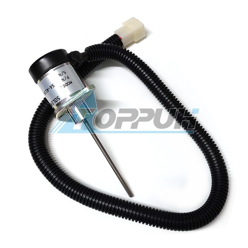 Electroválvula de cierre de combustible SA-4310-T 12V para excavadora Kubota - Imagen 3 de 6