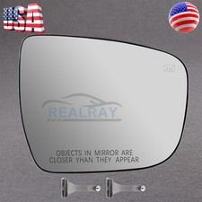 Mirror Glass w/ Backing Plate Right Passenger Side for 2015-2023 Nissan Rogue