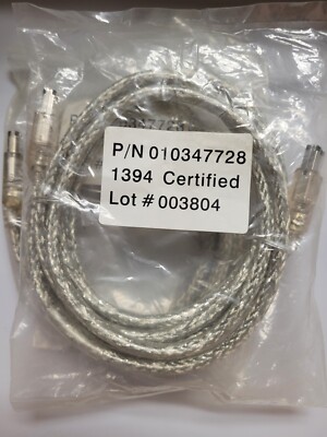 Firewire Cable IEEE 1394 (1996) Brand New Factory Sealed 5-Foot Apple Cable