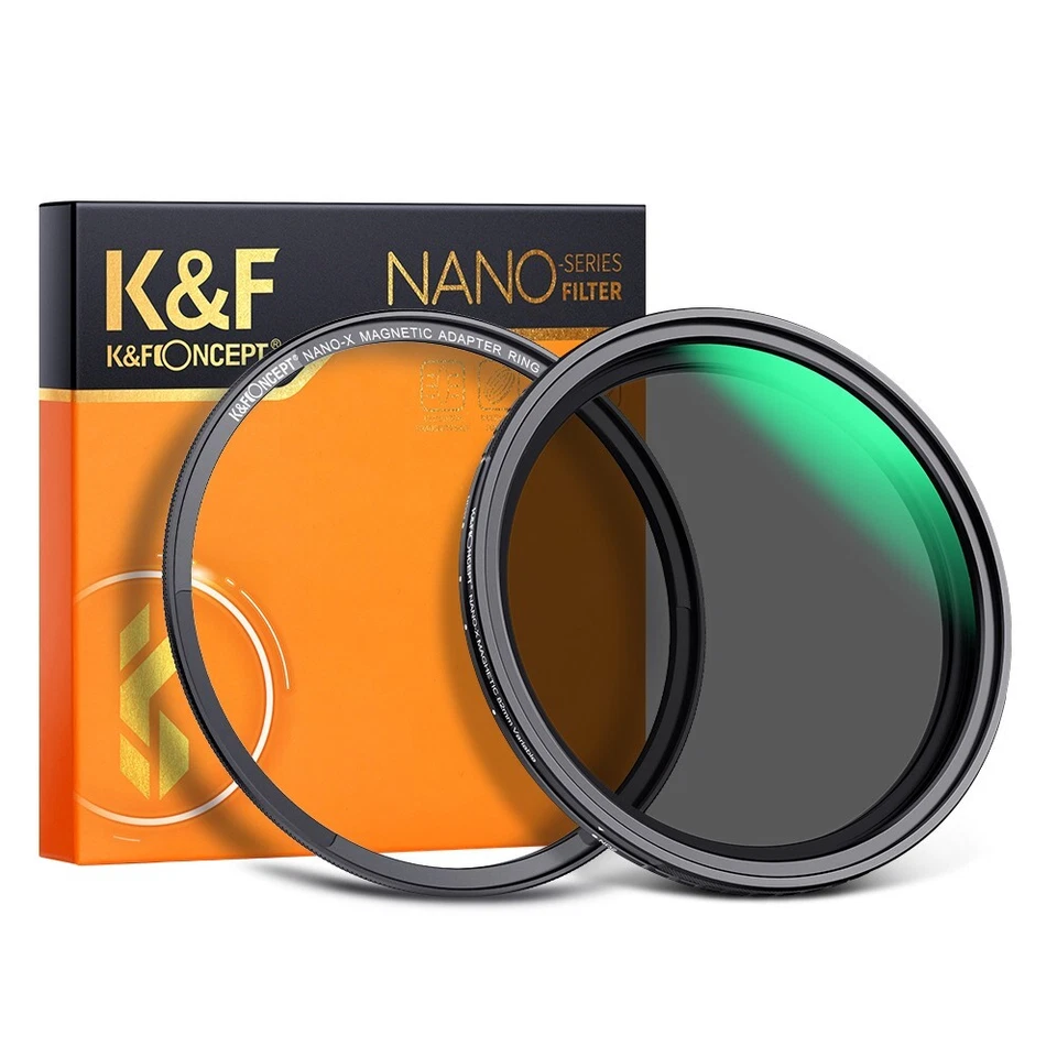 K&F Magnetic Variable ND2-ND32 Filters+Magnetic Filter Basic Ring Kit 49mm-82mm - Image 2 of 4