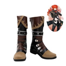 Genshin Impact Diluc Shoes Cosplay Men Boots