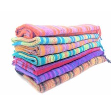 Luxury Tibetan Yak Wool shawl Hippy Cosy Festival Travel Camping Blanket shawl