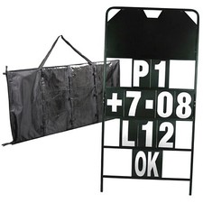 Aluminium Track Day Pit Board With Storage Bag Race Letter Pack White 150x75cm