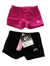 GK ELITE Gymnastics/Cheer Shorts children  s- Size XSMALL- 2 Shorts