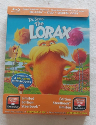 The Lorax Blu-Ray + DVD + Digital Copy Futureshop Steelbook | eBay