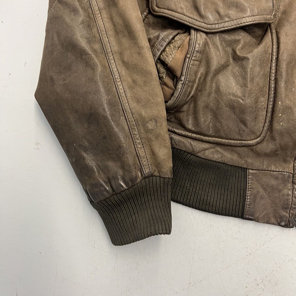 Vintage 90s Saddlebred Leather Jacket Brown Suede Bomber Vintage 90s Saddlebred Leather Jacket Brown Suede Bomber