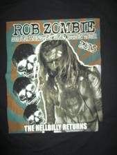 2015 ROB ZOMBIE "Super Monster Sex Action" Concert Tour (XL) T-Shirt
