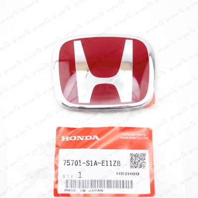 CR-X NSX ロゴ 等 パーツ ガイド 1998 HONDA 保存版 ① GENUINE HONDA NSX NSX-R NA2 TYPE R (R81) REAR CENTER RED EMBLEM