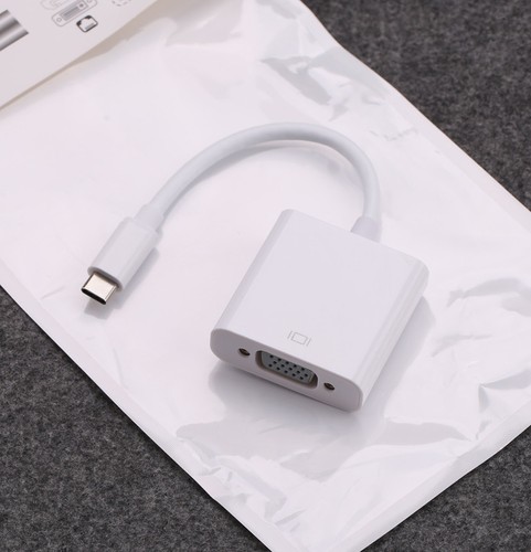 Convertitore adattatore USB 3.1 tipo C a VGA per Macbook Google Chromebook Laptop PC - Foto 15 di 21