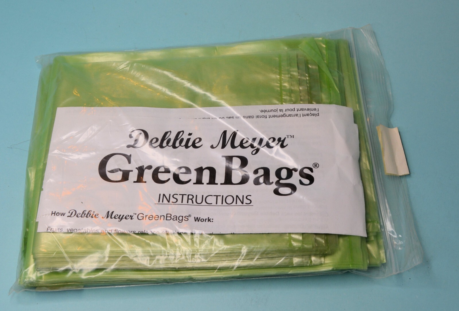 Debbie Meyer Green Bags 50 Reusable BPA Free Food Storage Bags